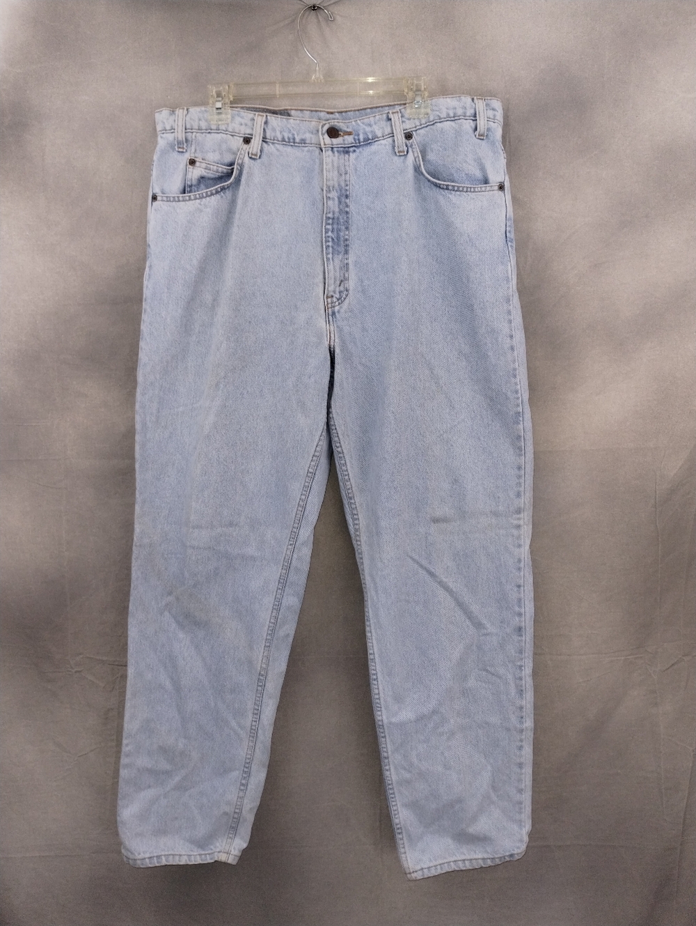 Vintage 90s Orange Tab Levis Jeans Men's Denim Light Wash Blue Size **36x31**